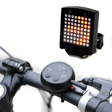 64 LED Wireless Remote Laser Bicycle Light
