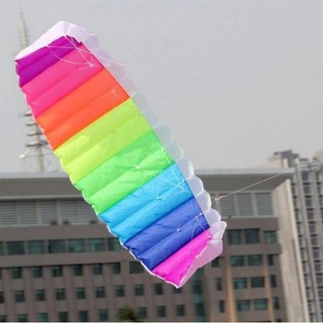 Rainbow Pattern 1.2m Frameless Flying Kite