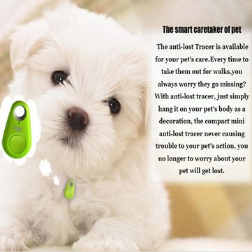 Pet Dog Anti-lost Tracker Smart Buletooth Tracer Locator  Alarm Tracer