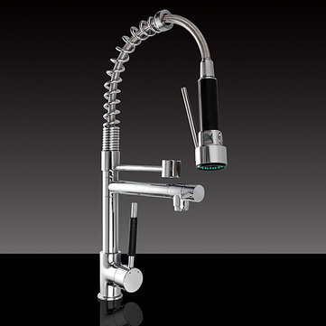 Pull Out Spray Swivel Kitchen Mixer Tap