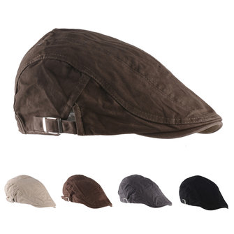 Unisex Cotton Blend Duckbill Beret Hat