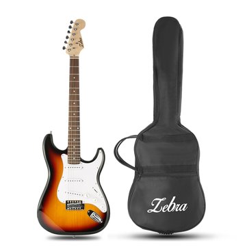Zebra ST Type Solid Poplar Electric Guitar 