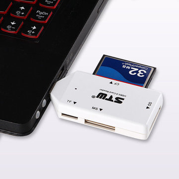 Mini USB 3.0 All in 1 Multi SD TF CF Card Reader Adapter