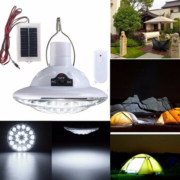 22 LED Solar Powered Remote Control Camping Lamp