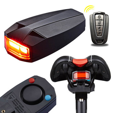3 in 1 Bicycle Smart Rear Light Cycling Alarm Lock Fixed Position 