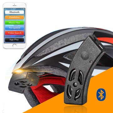 ROCKBROS Smart Bluetooth Helmet Audio Riding Bicycle Bell Speaker Handsfree Phone Call Voice Navigation Waterproof IP54