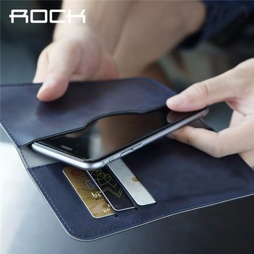 ROCK Universal Leather Wallet Case Phone Cover