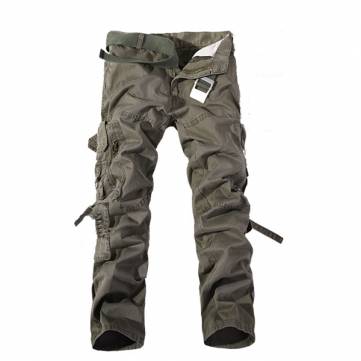 Mens Cargo Pants Multi Pockets Casual Cotton Pants Work Overalls