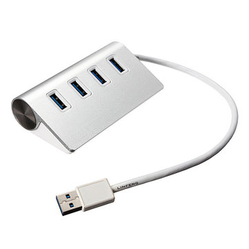 5Gbps Hi-Speed Aluminum USB 3.0 4-Port Splitter Hub Adapter with Cable