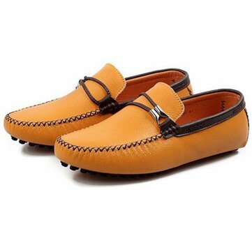Men's Leather Driving Loafer Oxfords