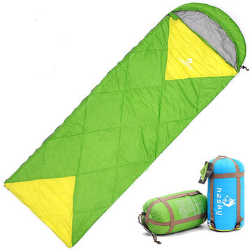 Outdoor Camping Hiking Envelope Sleeping Bag Folding Carrying Slumber Bag