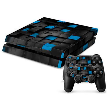 Check Skin Sticker Cover For PS4 Playstation 4 Console Controller Vinyl Decal