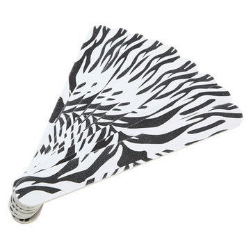 (6.7%)5X Zebra Stripe Nail Art Manicure Care Sand Sanding Sandpaper File
