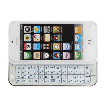Ultra Thin Slide Out Bluetooth Wireless Expand Keyboard For iPhone 5