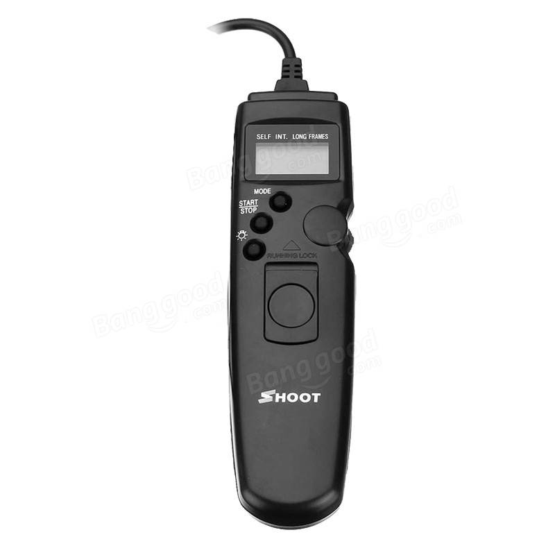 SHOOT TC-80N3 Shutter Release Long Exposure Self-Timer Remote Cable for