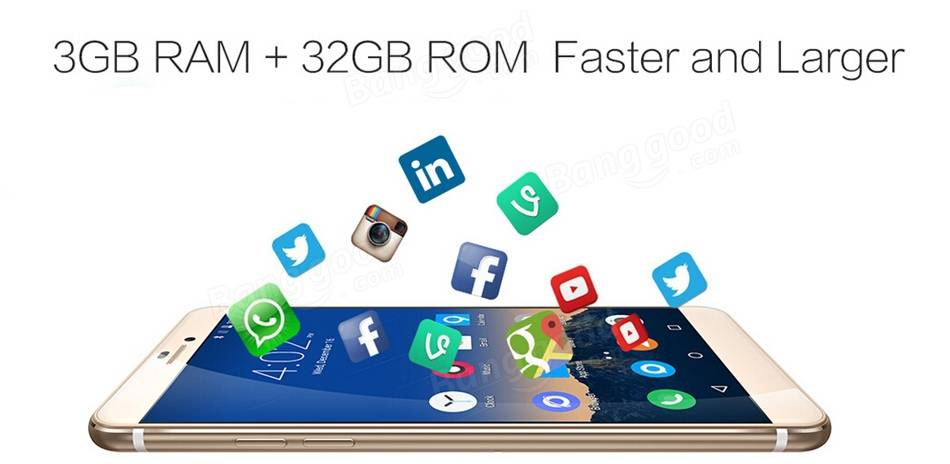 Smartfon Ramos R10, 5cali, 3GB RAM, 32GB ROM, LTE, czytnik linii papilarnych za 379zł