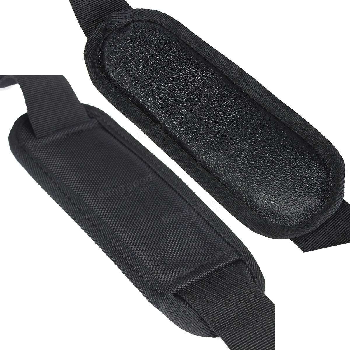 Adjustable Black Padded Shoulder Strap for Luggage Bags with Swivel Hook at Banggood sold out