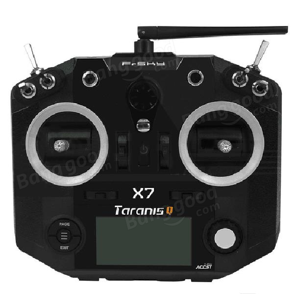 FrSky ACCST Taranis Q X7 2.4GHz 16CH Transmitter White Black