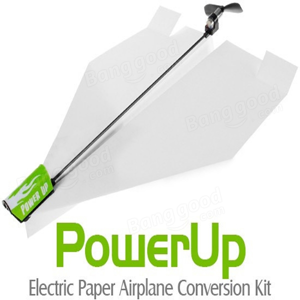 Electric Paper Airplane Conversion Kit Electric Power By PowerUp Gift 