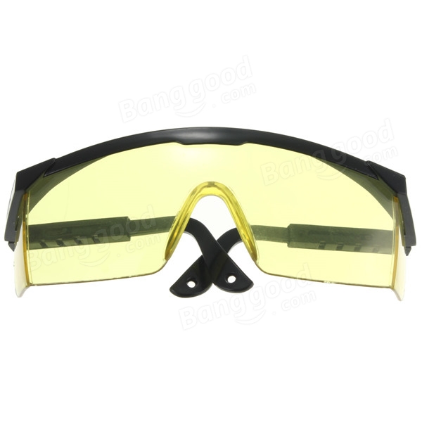 532nm Tinted Anti Laser Safety Glasses With UV Eye Protection Laser Goggles Yellow