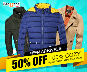 Banggood Fashion Men Coats & Jackets