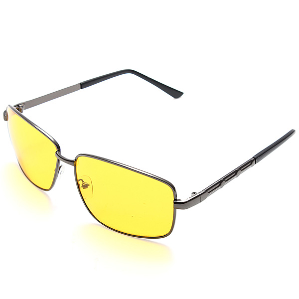 Night HD Vision Yellow Lens Driving Sunglasses