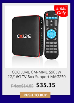 COOLEME CM-MM1 S905W 2G/16G TV Box Support MAG250