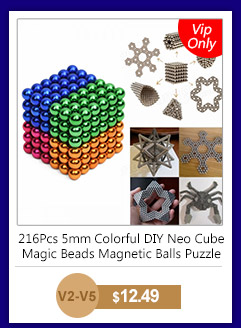 216Pcs 5mm Colorful DIY Neo Cube Magic Beads Magnetic Balls Puzzle