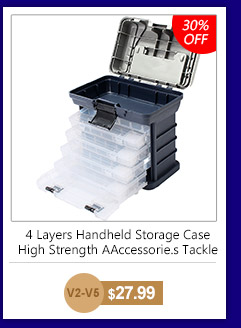 4 Layers Handheld Storage Case High Strength AAccessorie.s Tackle Tool Box