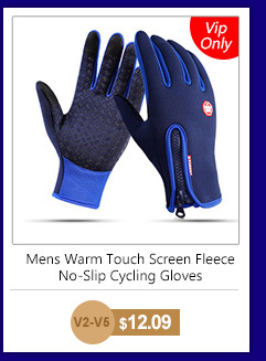 Mens Warm Touch Screen Fleece No-Slip Cycling Gloves