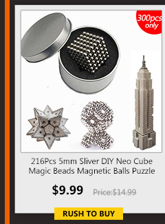 216Pcs 5mm Sliver DIY Neo Cube Magic Beads Magnetic Balls Puzzle 