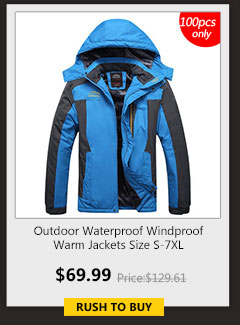 Outdoor Waterproof Windproof Warm Jackets Size S-7XL