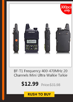 BF-T1 Frequency 400-470MHz 20 Channels Mini Ultra Walkie Talkie