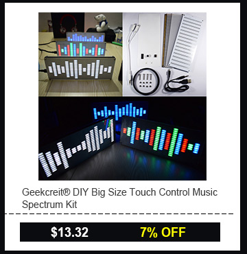 Geekcreit® DIY Big Size Touch Control Music Spectrum Kit