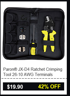Paron® JX-D4 Ratchet Crimping Tool 26-10 AWG Terminals