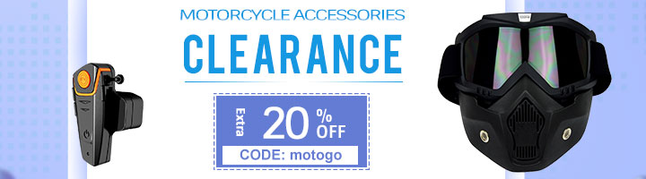 Motorcycle accessories clearance