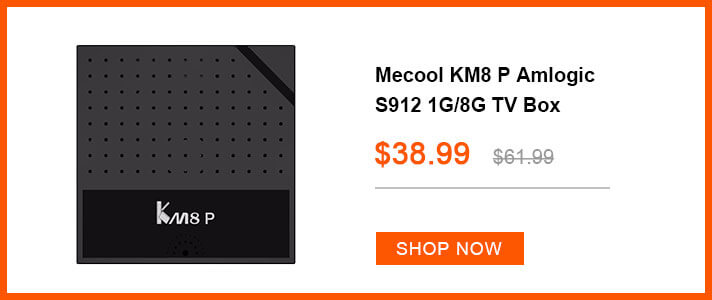 Mecool KM8 P Amlogic S912 1G/8G TV Box