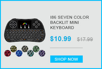 i86 Seven Color Backlit Mini Keyboard