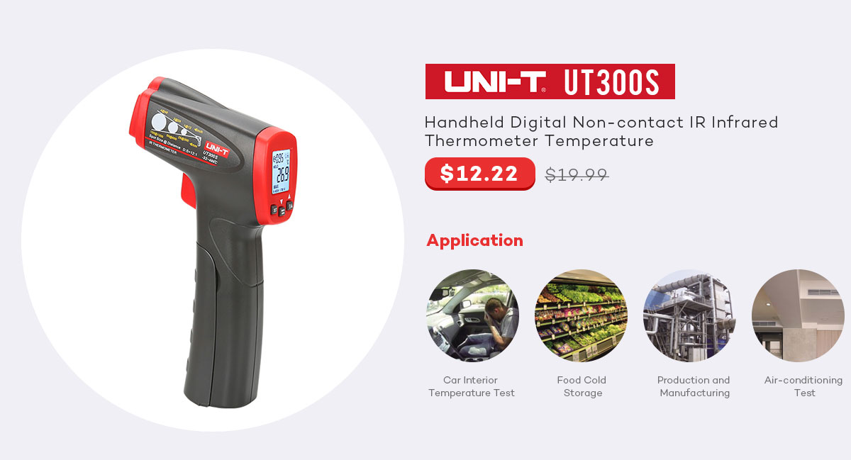 UNI-T UT363 Mini Digital Wind Speed Meter Tester Thermometer