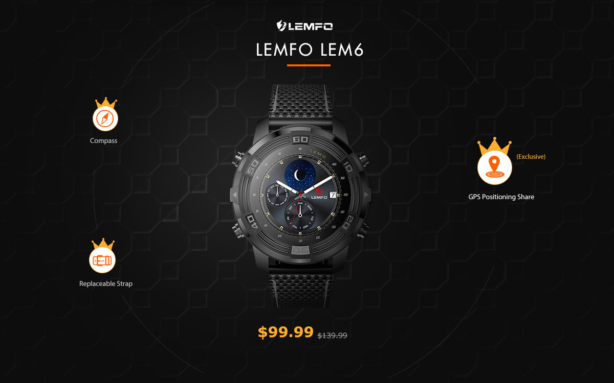 LEMFO LEM6 Smart Watch