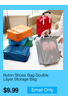 Nylon Shoes Bag Double Layer Outdoor Travel Storage Bag Home Shoes Storage Bag 