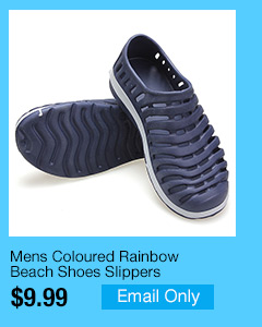 Mens Coloured Rainbow Beach Shoes Slippers 