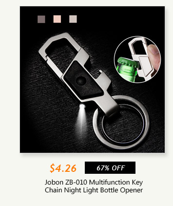 Jobon ZB-010 Multifunction Key Chain Night Light Bottle Opener