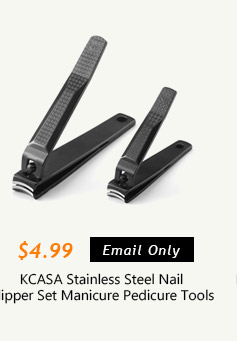 KCASA Stainless Steel Nail Clipper Set Manicure Pedicure Tools