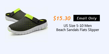 US Size 5-10 Men Beach Sandals Flats Slipper