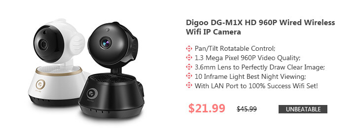 Digoo DG-M1X HD 960P Wired Wireless Wifi IP Camera