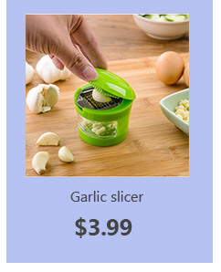 Multi-function Garlic Press Slicer Chopper Garlic Grinder