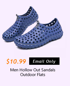 Men Hollow Out Sandals Outdoor Flats