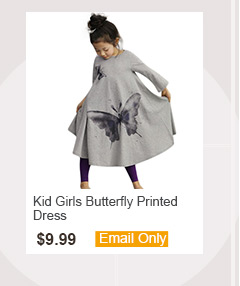 Kid Girls Butterfly Printed Dress