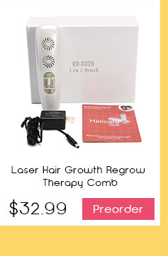 3 in 1 Micro-current Light Laser Hair Growth Regrow Therapy Comb